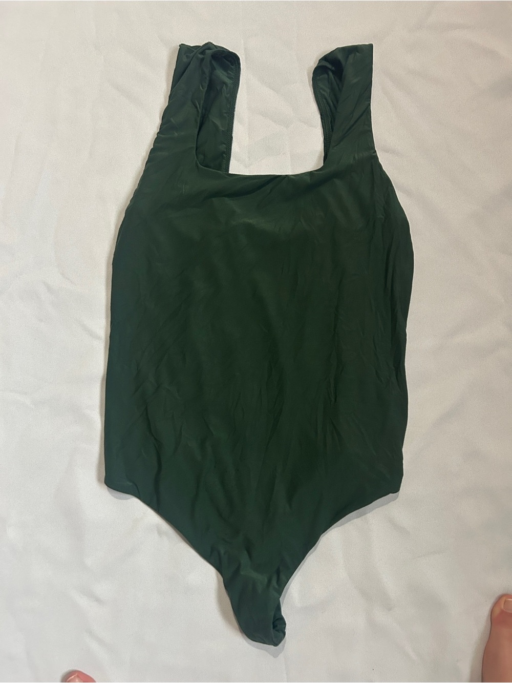 aerie Evergreen Scoop Neck Stretch Bodysuit